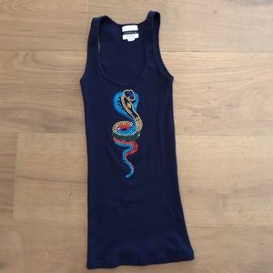 Michelle Roy baby cobra tank top nwot